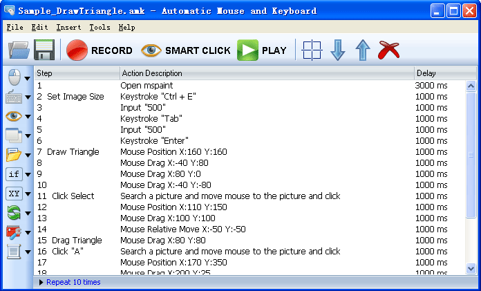 Automatic Mouse and Keyboard screen shot