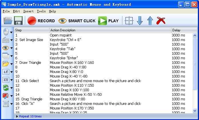 mouse and keyboard recorder