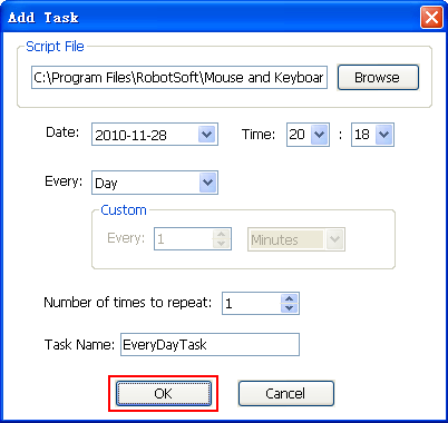 Create Scheduled Task