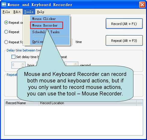 free repeating mouse and keyboard recorder