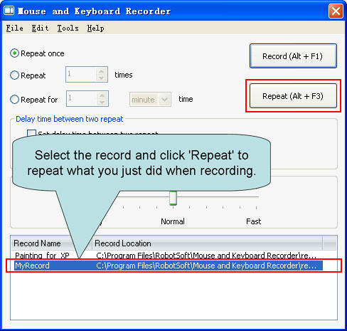 mouse and key recorder for videos